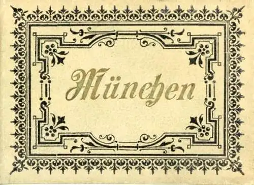 13 Leporello im Umschlag, München