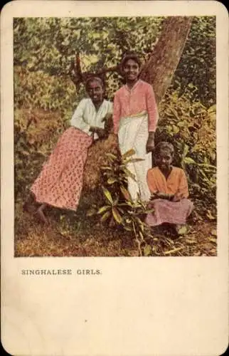 PC Ceylon, Singhalese Girls