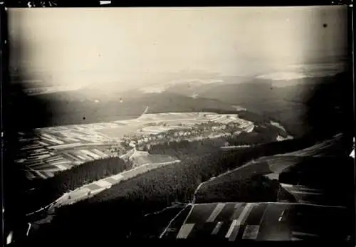 Ak Schorndorf in Württemberg, 黑白航拍照片，显示了德国小镇Schorndorf的景色。