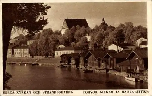 Ak Porvoo Borgå Finnland, Kirche