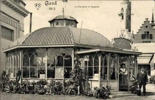 CPA Gand Gand Flandre orientale, Pavillon de Monaco, 1913