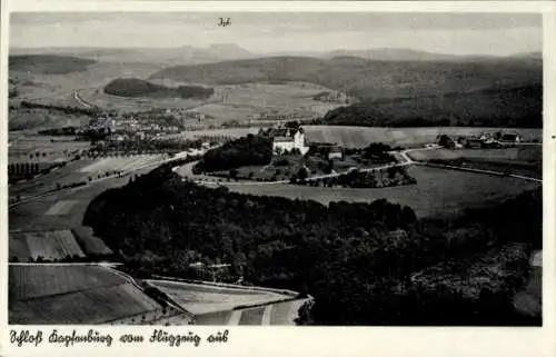 Ak Lauchheim im Ostalbkreis, Schloss Kapfenburg, Fliegeraufnahme