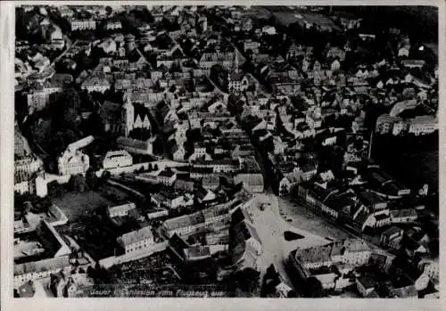 Ak Jawor Jauer Schlesien, Fliegeraufnahme