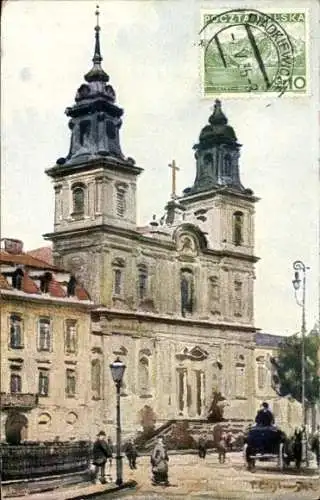 Künstler Ak Cieslewski, T., Warszawa Warschau Polen, Kosciol Sw. Krzyza