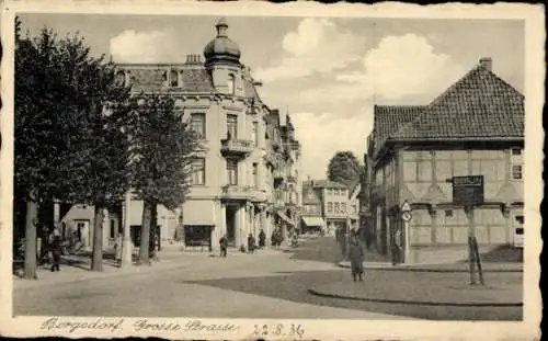 Ak Hamburg Bergedorf, Große Straße