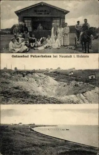 Ak Ostseebad Pelzerhaken Neustadt in Holstein, Teilansichten