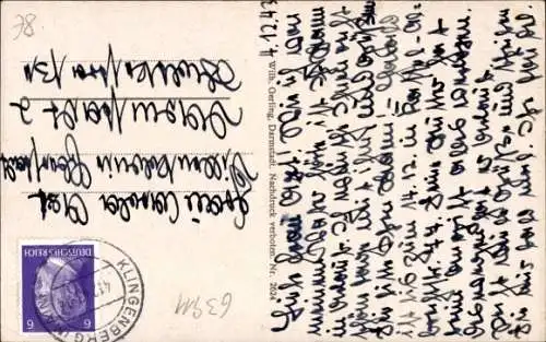 Ak Klingenberg am Main Unterfranken, Lindenstraße