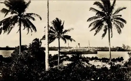 Ak Lorenzo Marques, Schiff Usambara, DOAL