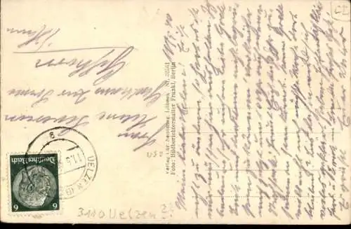 Ak Schafherde vor einer Scheune, Schäfer