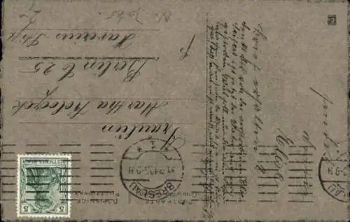 Ak Glückwunsch Neujahr, Glücksklee