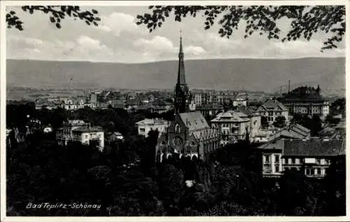 Ak Teplice Teplitz Schönau Region Aussig, Gesamtansicht