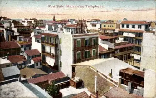 CPA Port-Saïd, Égypte, Maikson au Téléphone
