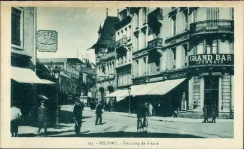 Ak Belfort Beffert Beffort Territoire de Belfort, Faubourg de France