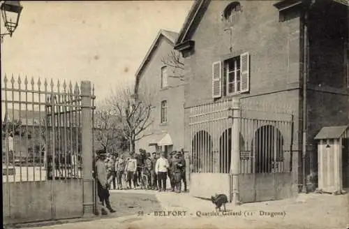 Ak Belfort Beffert Beffort Territoire de Belfort, Quartier Gerard, 11e Dragons