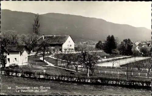 Ak Divonne les Bains Ain, Pavillon du Golf
