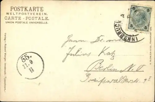 Ak Innsbruck Tirol, Maria Theresienstraße