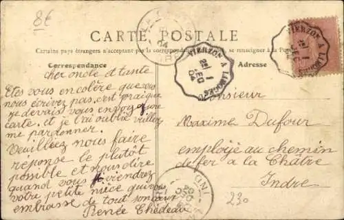 Ak Reuilly Indre, Rue de la Republique