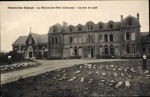 Ak Le Home Calvados, Präventorium St. Joseph, Sonnenbad
