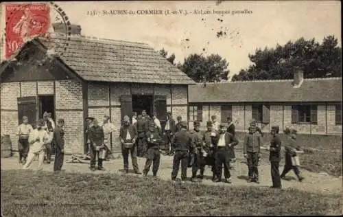Ak Saint Aubin du Cormier Ille-et-Vilaine, Ahl ces bonnes gamelles