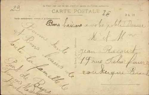 CPA Pont de Buis lès Quimerch Finistère, vue générale