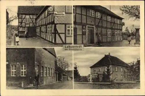 Ak Lebenstedt Salzgitter in Niedersachsen, Restaurant, Pot, Villa, Lebenstedt, über Braunschweig