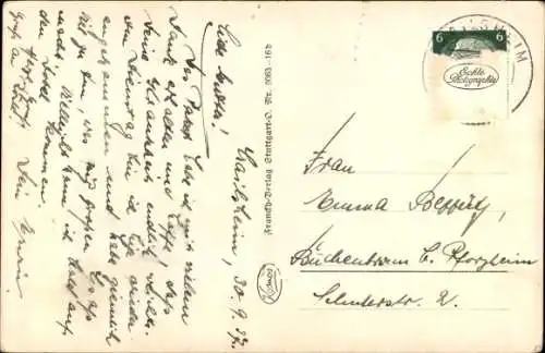 Ak Crailsheim in Württemberg, Ellwangerstraße