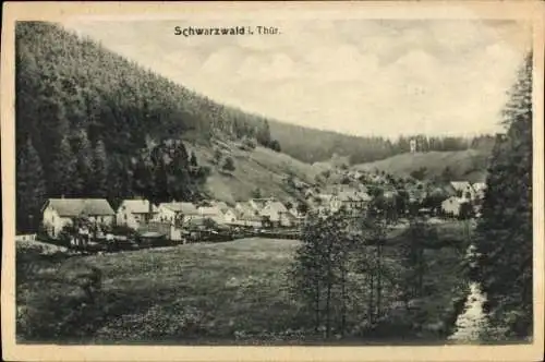 Ak Schwarzwald Ohrdruf in Thüringen, Ortsansicht