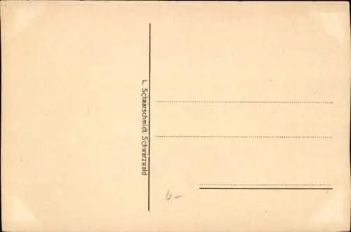 Ak Schwarzwald Ohrdruf in Thüringen, Ortsansicht
