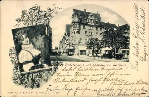 Ak Heilbronn am Neckar, Käthchenhaus, Käthchen von  Bild, nmotiv