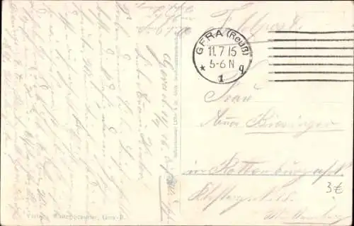 Ak Gera Untermhaus in Thüringen, Elisabethbrücke