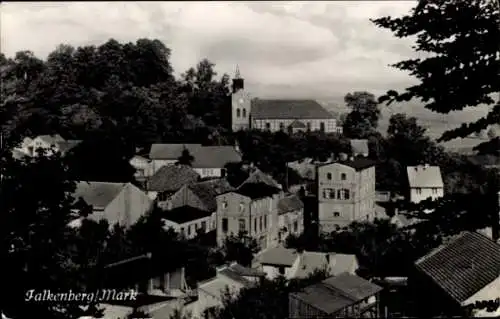 Ak Falkenberg in der Mark, Teilansicht, Kirche