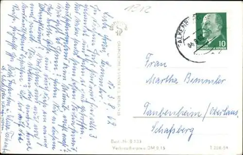 Ak Falkenberg in der Mark, Teilansicht, Kirche