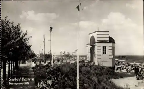 Ak Ostseebad Bansin auf Usedom, Strandpromenade