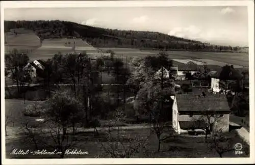 Ak Mittelsohland Sohland am Rotstein Reichenbach in der Oberlausitz, Panorama, Rothstein