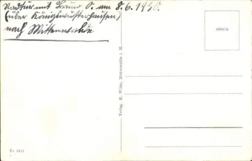 Ak Mittenwalde in der Mark, Stadtstraße, Berliner Tor, Pulverturm, Bäume,  Architektur