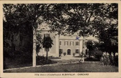 Ak Albavilla Carcano Piemonte, Villa Beaux
