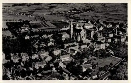Ak Cham in der Oberpfalz,, Fliegeraufnahme