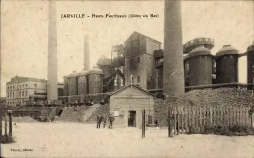 Ak Jarville Meurthe et Moselle, Hauts Fourneaux