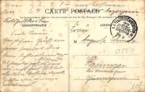 CPA Nouvron-Vingré Aisne, Rue principale