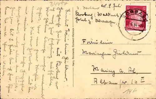 Ak Korbach in Hessen, Dalwigker Straße