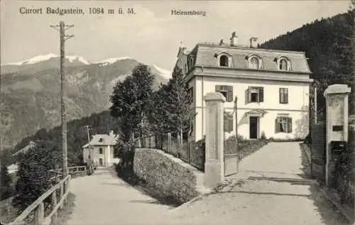 Ak Bad Gastein Badgastein in Salzburg, Helenenburg
