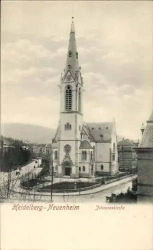 Ak Neuenheim Heidelberg am Neckar, Johanneskirche