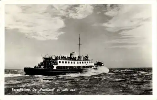 Ak Terschelling, Dampfer Friesland