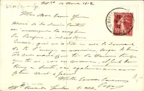 Ak Wintersport, Schlittenfahrt, Schlitten