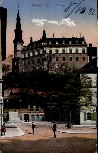 Ak Plauen im Vogtland, Schloss
