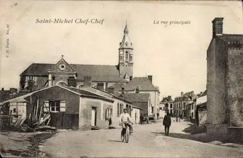 CPA Saint Michel Chef Chef Loire Atlantique, Rue Principale