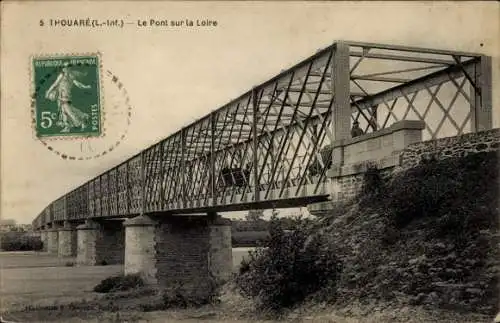 CPA Thouaré sur Loire Loire Atlantique, Pont