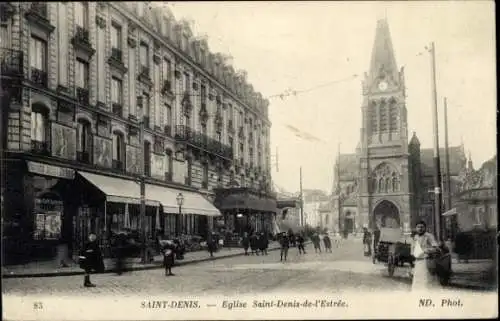 CPA Saint-Denis Seine Saint-Denis, Église Saint-Denys-de-l'Estrée