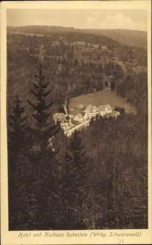 Ak Ruhestein Baiersbronn im Schwarzwald, Hotel und Kurhaus Ruhestein