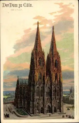 Litho Köln am Rhein, Dom